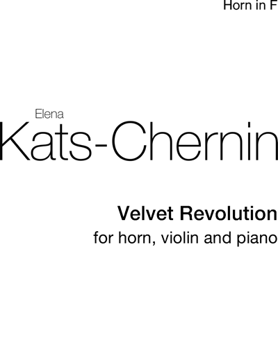 Velvet Revolution — Elena Kats-Chernin