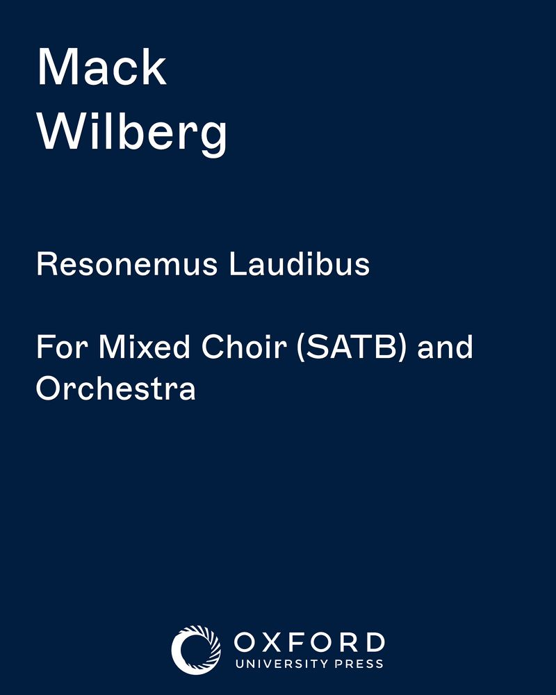 Resonemus Laudibus — 大卫·威尔科克斯