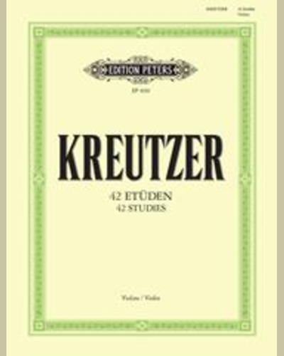 42 Etudes (Caprices) for Violin — 克鲁采