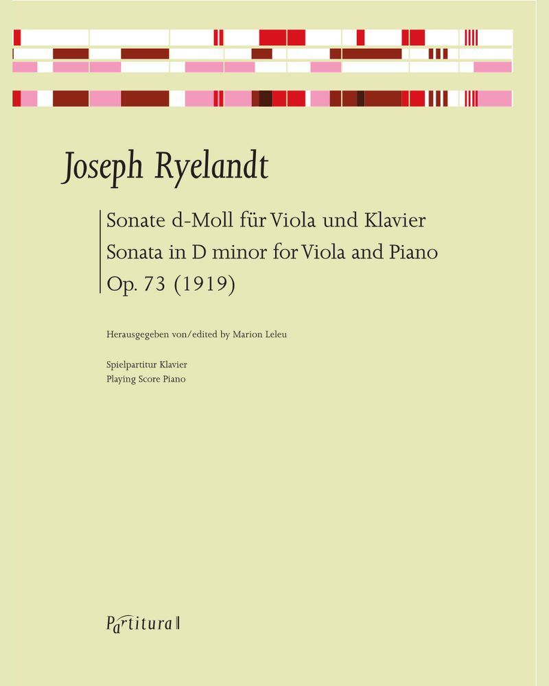 Sonata in D minor, op. 73 — Joseph Ryelandt