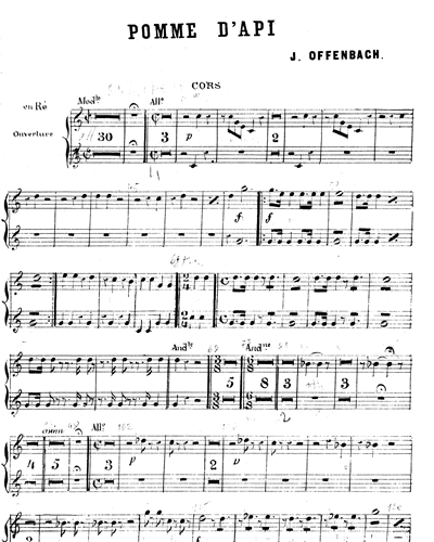 Pomme d'Api — Jacques Offenbach