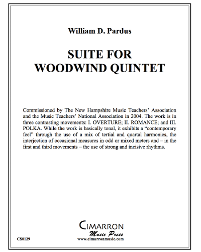 Suite for Woodwind Quintet — William Pardus