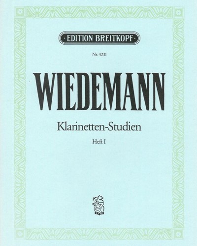 Klarinetten-Studien, Heft 1 — Ludwig Wiedemann