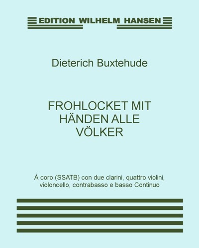 Frohlocket mit Händen alle Völker — 布克斯特胡德