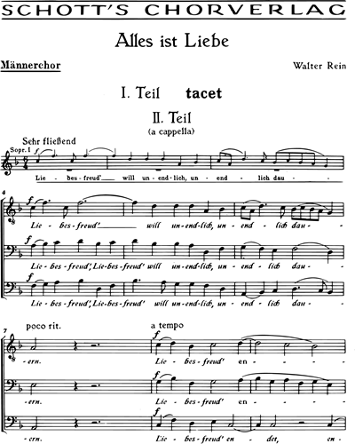 Alles ist Liebe — Walter Rein