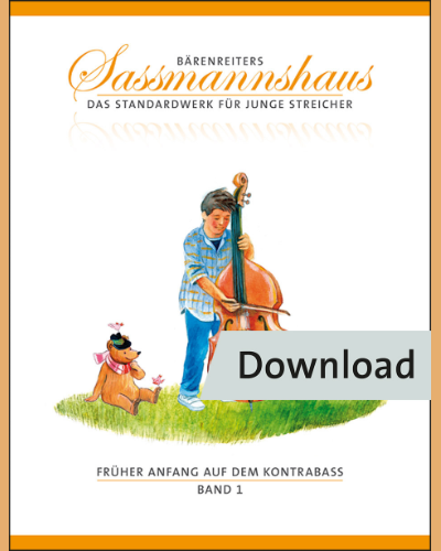 Früher Anfang auf dem Kontrabass, Band 1 — Close J. Peter