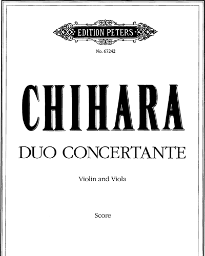 Duo Concertante — Paul Chihara