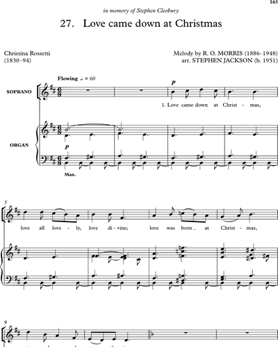Love came down at Christmas — Stephen Jackson
