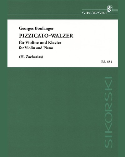 Pizzicato-Waltz — Georges Boulanger