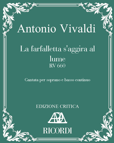 La farfalletta s'aggira al lume, RV 660 — Antonio Vivaldi
