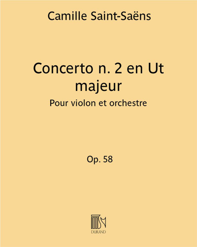 Violin Concerto No. 2 in C major, op. 58 — 圣-桑
