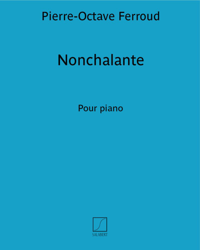 Nonchalante (Extract No. 3 from 'Types') — Pierre-Octave Ferroud
