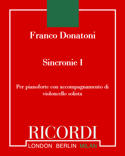 Sincronie I — 弗兰科·多纳托尼