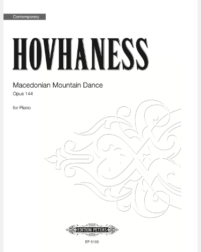 Macedonian Mountain Dance Op. 144 — 阿兰·霍夫哈奈斯