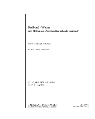 Dreibund - Walzer — Ralph Benatzky