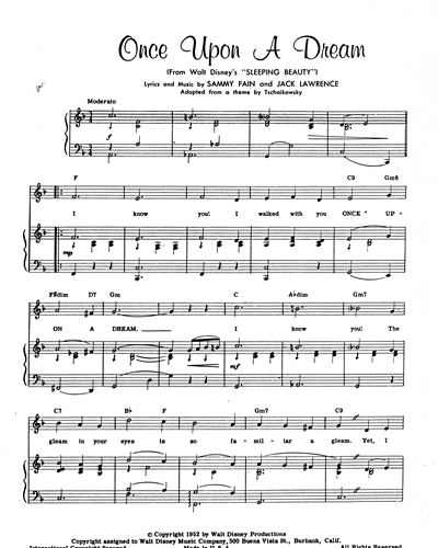 Once Upon A Dream (from 'Sleeping Beauty') — 柴可夫斯基