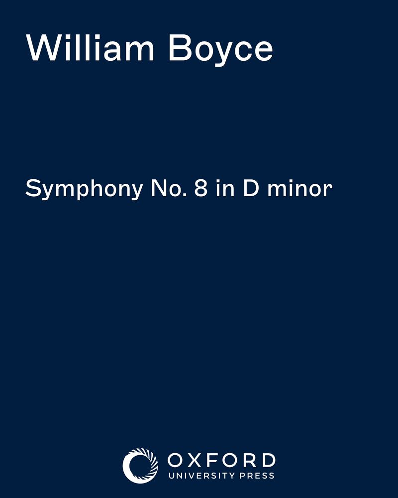 Symphony No. 8 in D minor — 威廉·博伊斯