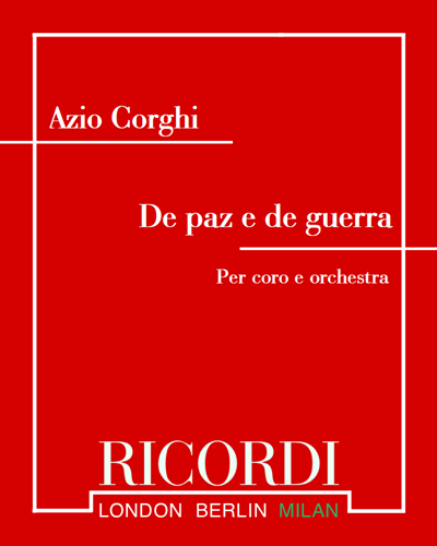 De paz e de guerra — Azio Corghi