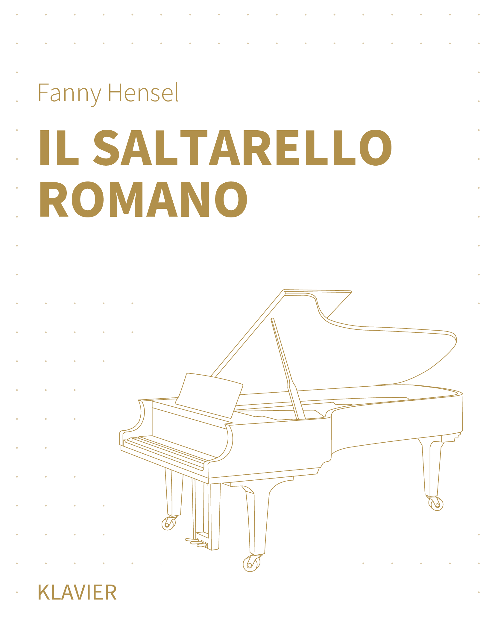 Il saltarello romano (No. 4 from '4 Lieder, op. 6') — 范妮·门德尔松