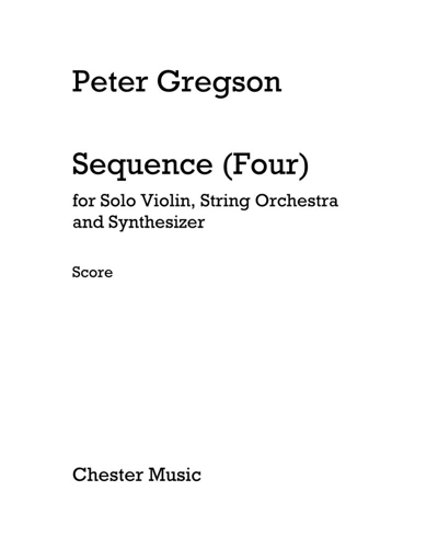 Sequence (Four) — Peter Gregson