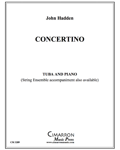 Concertino for Tuba and Piano — John Hadden