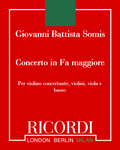 Concerto in F major — Giovanni Battista Somis