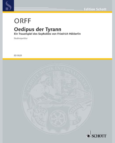 Oedipus der Tyrann — Carl Orff
