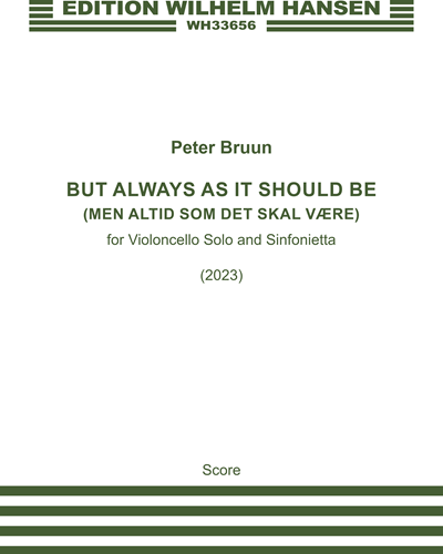 But always as It Should Be — Outi Tarkiainen
