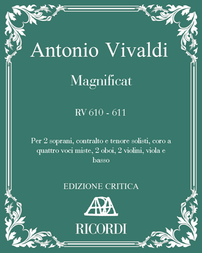 Magnificat RV 610/611 [Critical Edition] — 维瓦尔第