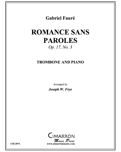 Romance sans Paroles, op. 17 No. 3 — 福雷