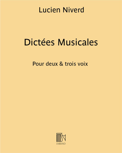 Dictées Musicales — Lucien Niverd