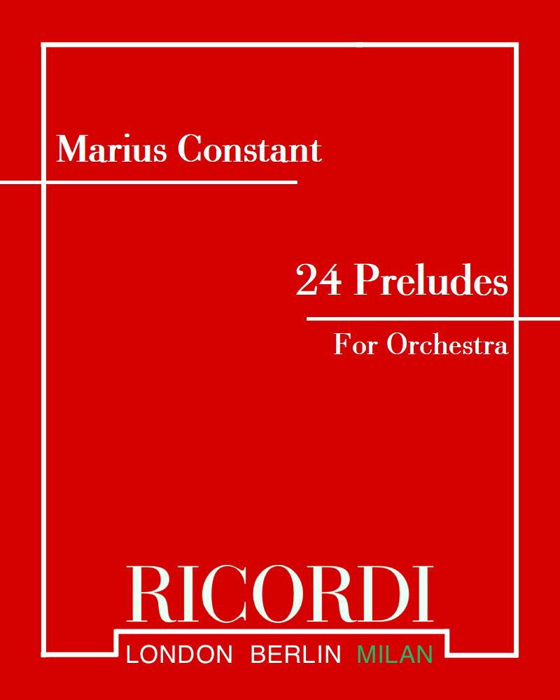 Twenty-four Preludes — Marius Constant