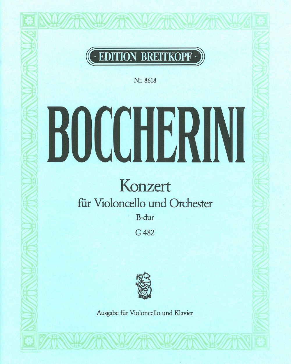 Violoncellokonzert B-dur G 482 — 博凯里尼