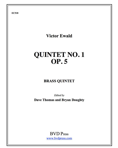 Quintet No. 1, op. 5 — Viktor Ewald