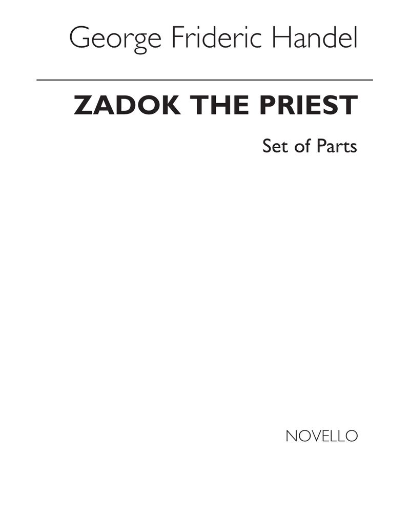 Zadok the Priest, HWV 258 — 亨德尔