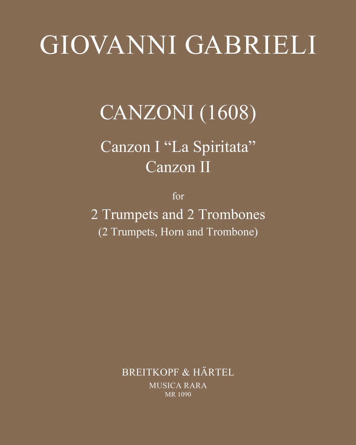 Canzoni (1608) — 乔万尼·加布里埃利