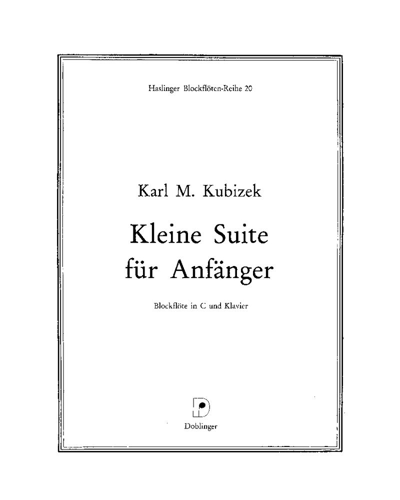 Little Suite for Beginners — Karl Maria Kubizek
