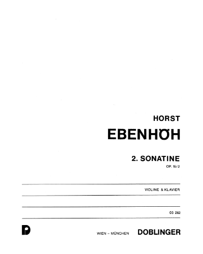 Sonata No.2, op. 15 / 2 — Horst Ebenhöh