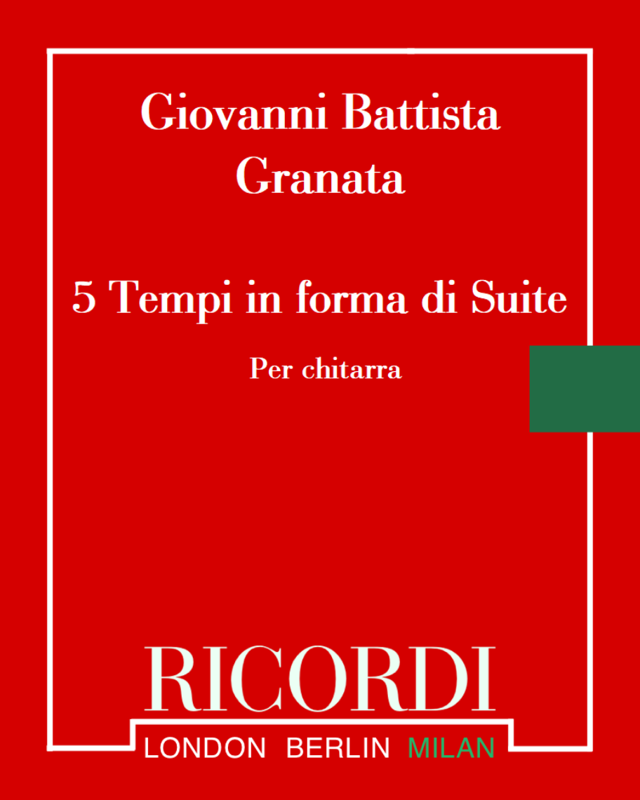 Five Tempi in the Form of a Suite — Giovanni Battista Granata