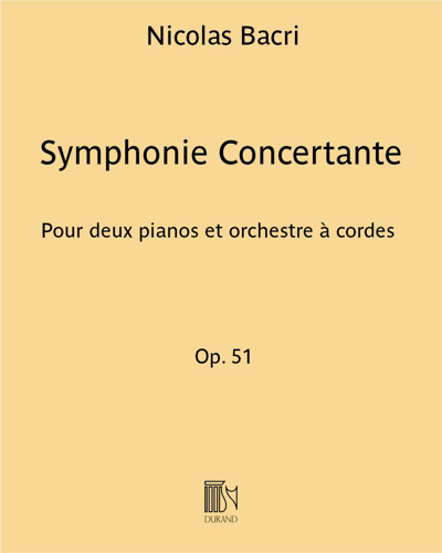 Symphonie Concertante, op. 51 — 尼古拉·巴克里