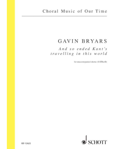 And so ended Kant's travelling in this world — 加文·布赖尔斯