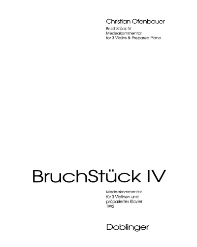 BruchStück IV — Christian Ofenbauer