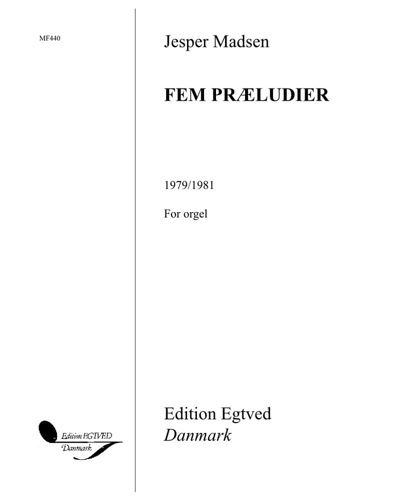 Five Preludes — Jesper Madsen