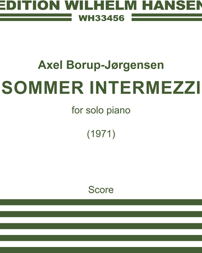 Summer Intermezzi, op. 65 — Axel Borup-Jørgensen