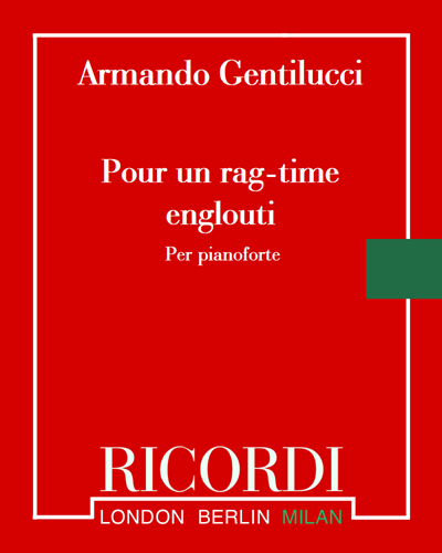 Pour un rag-time englouti — Armando Gentilucci