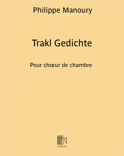 Trakl Gedichte — 菲利普·马努里