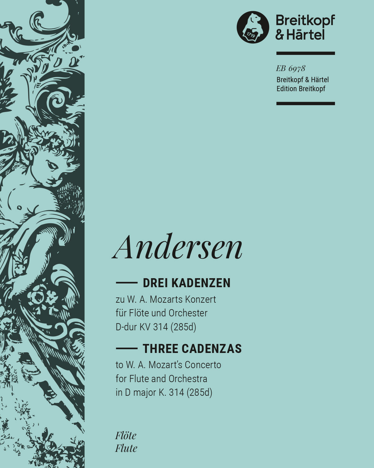 3 Cadenzas to Mozart's Flute Concerto No. 2 in D major, K. 314 (285d) — Karl Joachim Andersen