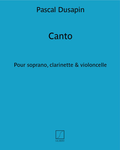 Canto — 帕斯卡尔·迪萨潘