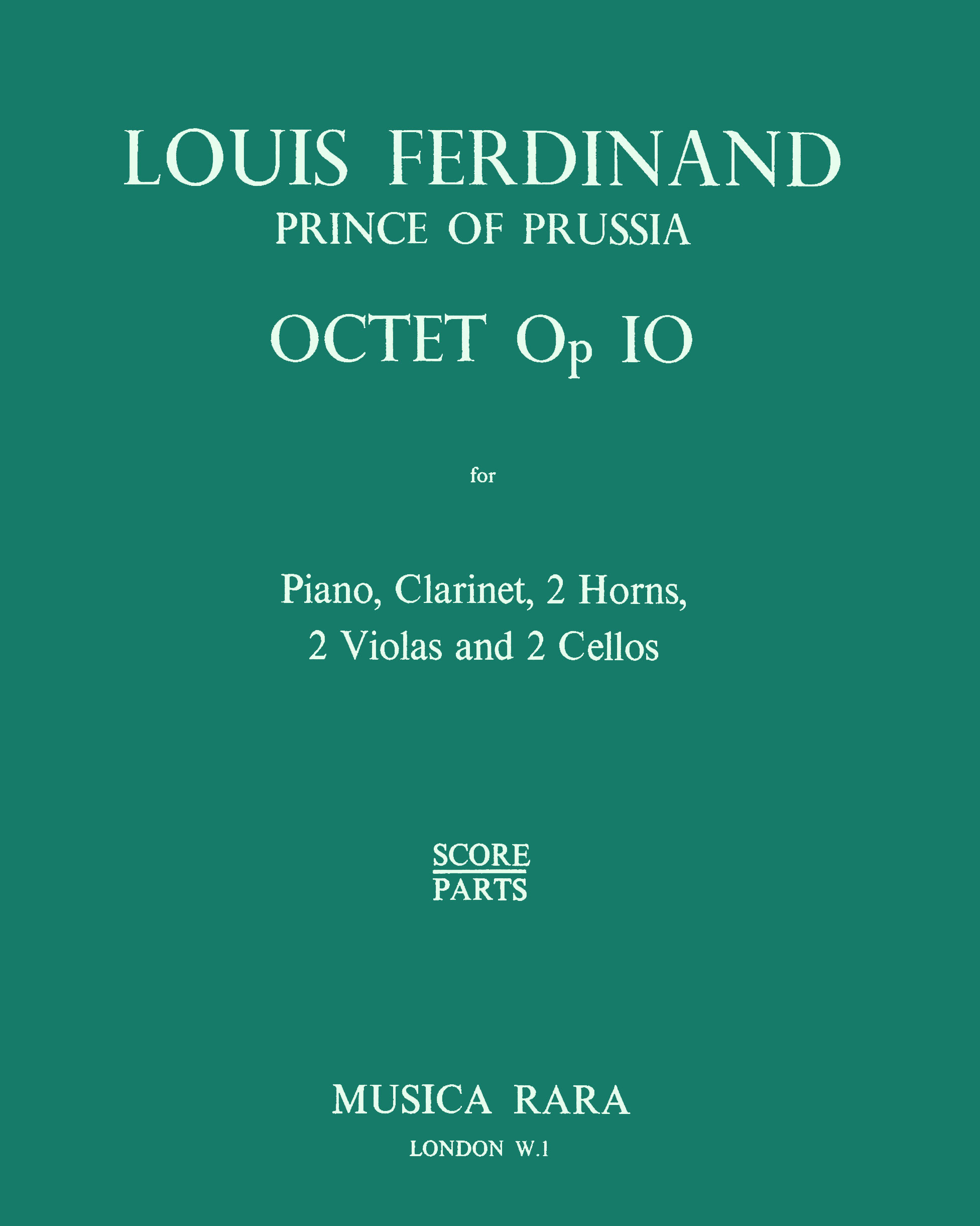 Oktett F-dur — Louis Ferdinand von Preußen
