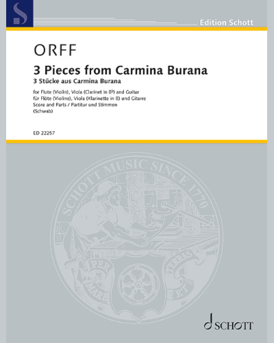 3 Pieces from 'Carmina Burana' — Carl Orff